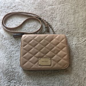 Blush Nude Nine West Crossbody Bag
